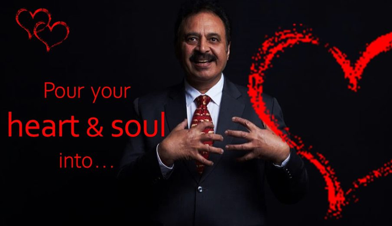 Pour your heart and soul into